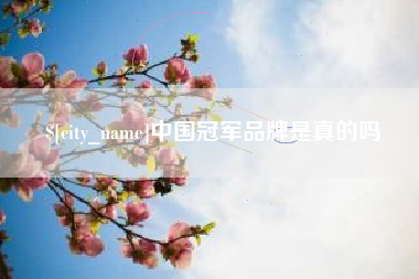 姜堰中国冠军品牌是真的吗