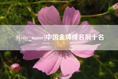 姜堰中国金牌排名前十名