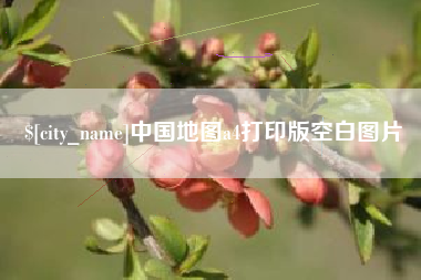 姜堰中国地图a4打印版空白图片