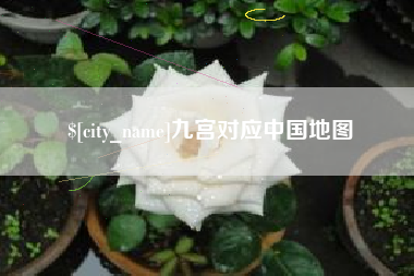 姜堰九宫对应中国地图