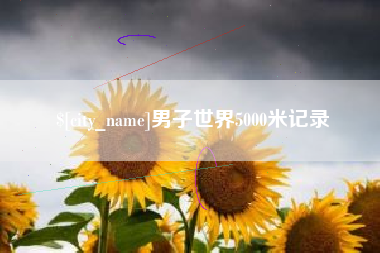 姜堰男子世界5000米记录