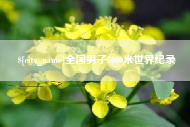 姜堰全国男子5000米世界纪录
