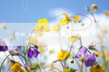 姜堰中国队拿几块金牌了