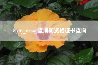 姜堰查消防资格证书查询