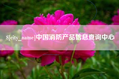 姜堰中国消防产品信息查询中心