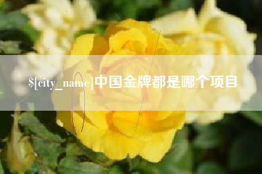 姜堰中国金牌都是哪个项目