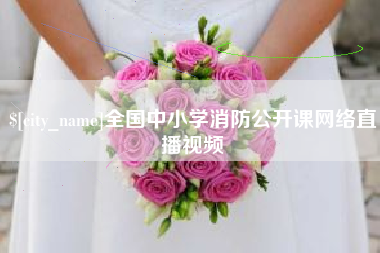 姜堰全国中小学消防公开课网络直播视频
