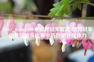 姜堰5000米世界冠军配速-世界冠军们往往能在比赛中巧妙地分配体力