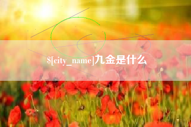 姜堰九金是什么