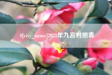 姜堰2021年九宫对照表
