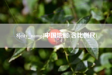 姜堰中国地图(含比例尺)