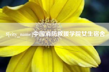 姜堰中国消防救援学院女生宿舍